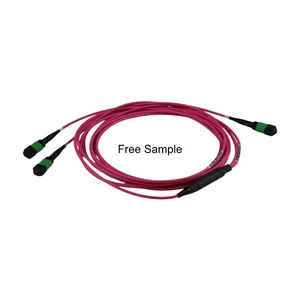 3.0mm 8F MPO/APC Branch Jumper Cable | 1x2MPO Pre-terminated Indoor Fiber Optic Assembly for Data Center | Patch Cord