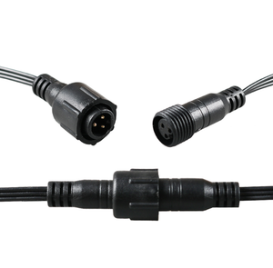 3pin LED Connector 3Pin Pigtail LED Waterproof Connector for Outdoor Use Light Accessories
