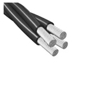 Overhead Pre-assembled Twisted Aluminum Cable 4x16 Mm2