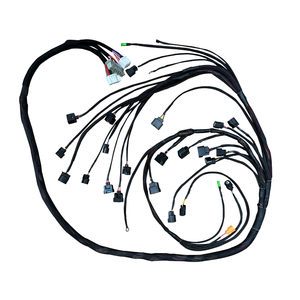 Custom-Made Wiring Harness for Automotive, Forklift, Excavator & Marine Use, High-Temp Resistant, Bulk Production Available