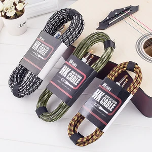 Wholesale Acoustic Guitar Bass Electric Guitar Cable Set 3m 5m 6m 10m in Stock