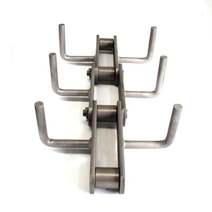 Thick Heavy Industrial Flat Steel Drag Long Chain with Dacromet Coating Custom Nonstandard 3-Year Warranty