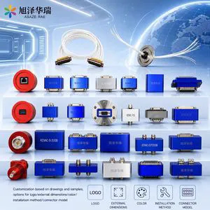 Asaze Rae RJ45 Ethernet Cable Sealed Onto KF25 Flange Vacuum Feedthroughs Hermetic FeedthroughsFeedthrough Components