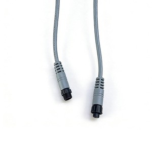 Outdoor Waterproof Cables IP67 CE ROHS UL Listed Low Smoke Industrial M12 Cable for Entry System