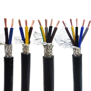 Oil Resistant pure Copper Multi-core Soft Sheathed Power cord Shielded RVVYP2/12 Core Wear-resistant Control Cable