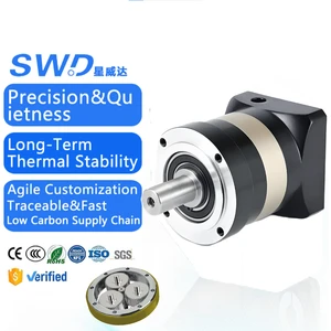 Servo Planetary Gearbox PL60 Precision Low Backlash 10:1 Gear Ratio 5 HP Flange Mounted Hollow Shaft ODM Customizable 3-Year