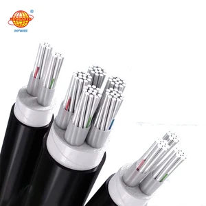 Industrial Construction High Voltage 12V XLPE Insulated Aluminium Wire Conducted PVC Sheathed YJLV Power Cable for Building