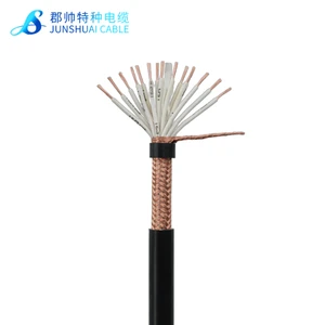 Shielded Cable RVVP H05V2V2-F H05VV-FP H05VVC4V5-K 4 5 6 10 12 16 20Core 0.3/0.5/0.75/1.5Sqmm Control Electrical Cable
