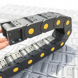 Yodel On-sale Hydraulic Hose Energy Chain 65*100 Nylon Cable Carrier Manufacturers Large Drag Chain