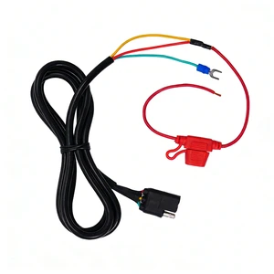 3 Way Trailer Cable Plug Socket Trailer Extension Wiring Harness With Fuse Box