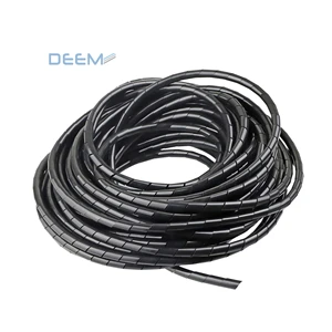 Deem Factory Direct Supply Pe Flexible Spiral Wire Cable Wrap