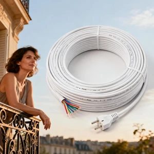 Decoration Renovation Use Compact Easy Install Flame Retardant Shockproof Insulated Power Wires RVV RVVP Power Cables