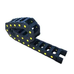 45x75mm Strengthen Wire Cable Towing Chain Flexible Nylon Tank Drag Chain for Cnc Router Machine