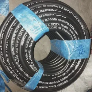 Flexible Concrete Delivery Rubber Hose Pipe 1800 PSI 5 Inch Bore 3m to 6m Length Heavy Duty Build