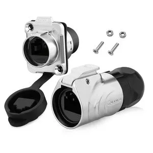 Cnlinko LP16 RJ45 Connector IP68 Waterproof Gigabit Ethernet Network Aviation Plug Socket Original Stock For System Automation