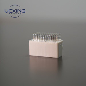 WX 110D CONNECTOR Servo Motor Male Adapter 28P 90 12V DC Copper Alloy 2.5A Rectangle SPS/PBT Housing CN/GUA