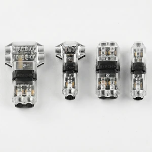 LED Quick Strip-free Wire Terminals 2-Pin Splice Electrical Cable Wire Connector Crimp Terminals