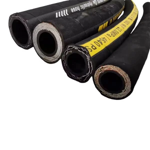 Long Service Life Three-Layer Steel Wire Braiding 16mm 5/8 High Pressure Resistant Hydraulic Hose Reinforced With Nitrile Rubber