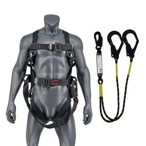 Manufacturers Electrician Double Lanyard Construction Industrial Equipment Parts Full Body Safety Harness