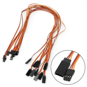 150mm 200mm 300mm 500mm 600mm Futaba JR Male to Female Motor Servo Lead Cable Extension Wire for RC Helicopter Drone Aircraft