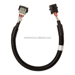 New Energy Bus Auxiliary Lighting Wiring Loom Heavy Duty Waterproof PVC/Nylon/Rubber Insulation For EV Coach Home Appliance OEM