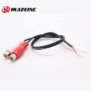 Custom RCA Wire Harness Female Plug Auto Camera Input Wiring Harness for Car