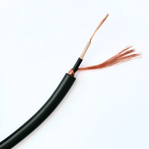 High Conductivity 100m Black Guitar Cable 6.35mm - Electric Instrument Cable with Shielded Design for Clear Sound Transmission