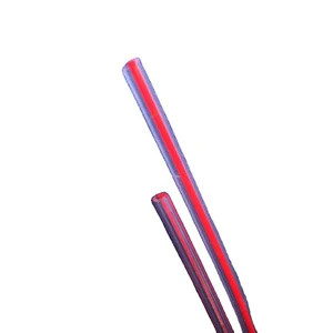 Electrical Wiring Harness Thermocouple Temperature Measurement FieldStriped FEP Square High Pressure Flexible Tubes