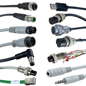 High Voltage Cable Connector 3 Pin Waterproof Overmolded Cable Wire Connector