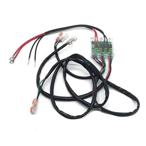 Others Car Light Accessories 3-50V 600W Wire Harness Relay High Low Headlight Wiring Harness for 1.5inch Matrix Projector Lens