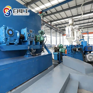 Customizable 6-35KV Three-layer Co-extrusion Dry-cure XLPE Cable Production Line for Renewable Energy Industry