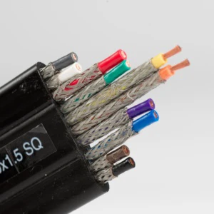 Oil Resistant YFFB PUR Flat Cable for Overhead Crane Systems