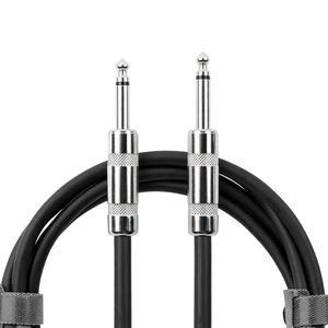 Factory OEM Professional Musical Instrument Guitar Cable PVC 6.35MM Jack to 1/4 in Audio Electric Guitar Pure Copper Bass Cable