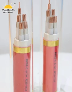 0.6/1kV Flexible Fire-Resistant Copper Core XLPE Insulated Low Smoke Halogen-Free Building Cable for Computer Use 4*25+1*16mm
