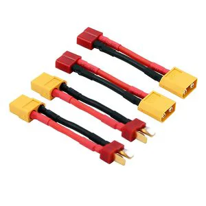 Lithium Battery Charging Cable XT60 XT30 Plug Gold Plated High Temperature Resistance Wiring Harness for Motorcycle Use