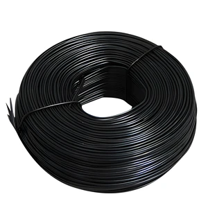 Steel Iron Durable Floor Black PVC Rebar Tie Wire Coil Binding Hardware China Made 3.5Lbs for Construction