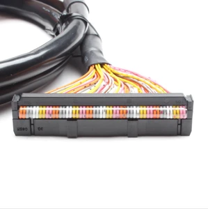 Industrial PLC IDC Wiring Harness 2-0 Pin PVC Insulated Cable for Automation Control Panels Wire Harness Cable Assembly