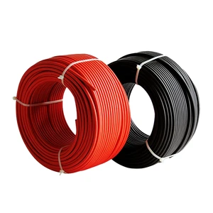 For Certified Copper Crosslinked Polyethylene (XLPE) Insulated DC PV Wire for 4mm 6mm Solar Energy Installation Industrial
