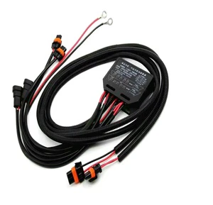 HYML 12V H1 H4 H7 9005 9006 Relay Wire Harness for BI Xenon&LED Projector Lens Laser Headlight