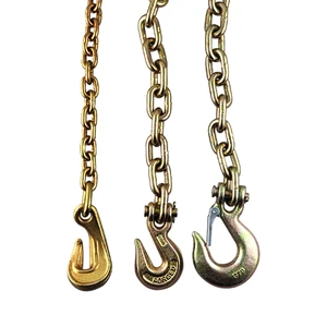 Galvanized Grade70 5/16''X20FT Rachet Binder Chain Tow Chain With Hook