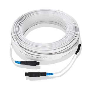 3.0mm 1~2 Core Pre-connectorized Patch Cable Pre-terminated Drop Cable SC/LC Fiber Drop Cable Assemblies for FTTX Access