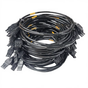 Custom High Voltage Multi Core Shielded Cable Harness High Flex Insulated Wire Assembly with PVC Jacket