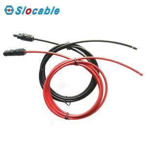 Slocable Wholesale 1500V XLPO Tinned Copper Solar Panel PV Cable DC Power Inverter Solar Wire 16mm 10mm 6mm 4mm Solar Cable
