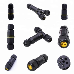 For SAA CE Certified IP68 Waterproof Copper Contact Cable Connector 2Pin 3Pin 4Pin 5Pin for LED Lighting Outdoor Underwater 4M
