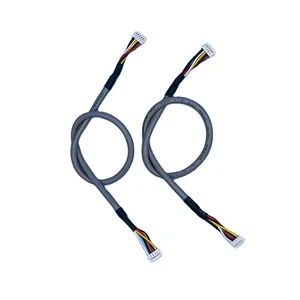 Black Sheath Shielded PVC/ Jacket Wire 2725 Single/3/4/8 Core Terminal Harness Electronic Connection 60V Rated