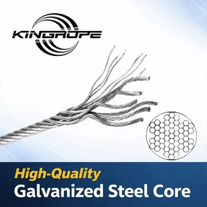 Wholesale Dia 1/8'' 5/32'' 3/6'' 1/4'' 3/8'' GOST 2688-80 7668-80 Certified Zip Line Cable 6x7+IWS 6x19+IWS For Aircraft Cable