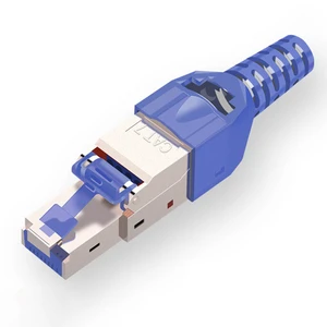 ZOERAX High Speed S/FTP Cat6A/Cat7/Cat8 Tool-Free RJ45 Modular Plug