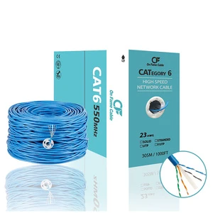 Changbao Copper Cat6 Network Cable - 4 Pair 23AWG 1000ft/305m UTP Cat6e RJ45 Ethernet Lan Cable 4 Pair 23AWG UTP Cat6e Lan Cable