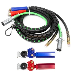 New 3 in 1 7 Core 12ft ABS Air Line Trailer Accessories Wire Cable with 100% Pure Copper ETL Certified