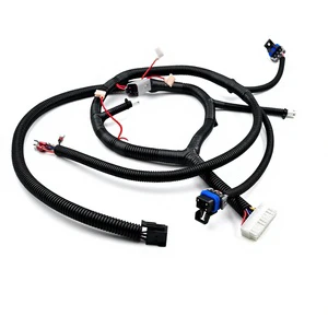 OEM Custom Automotive Wiring Harness IP67 Waterproof Electrical Cable Assembly Corrugated Tube Customizable Length Wire Gauges